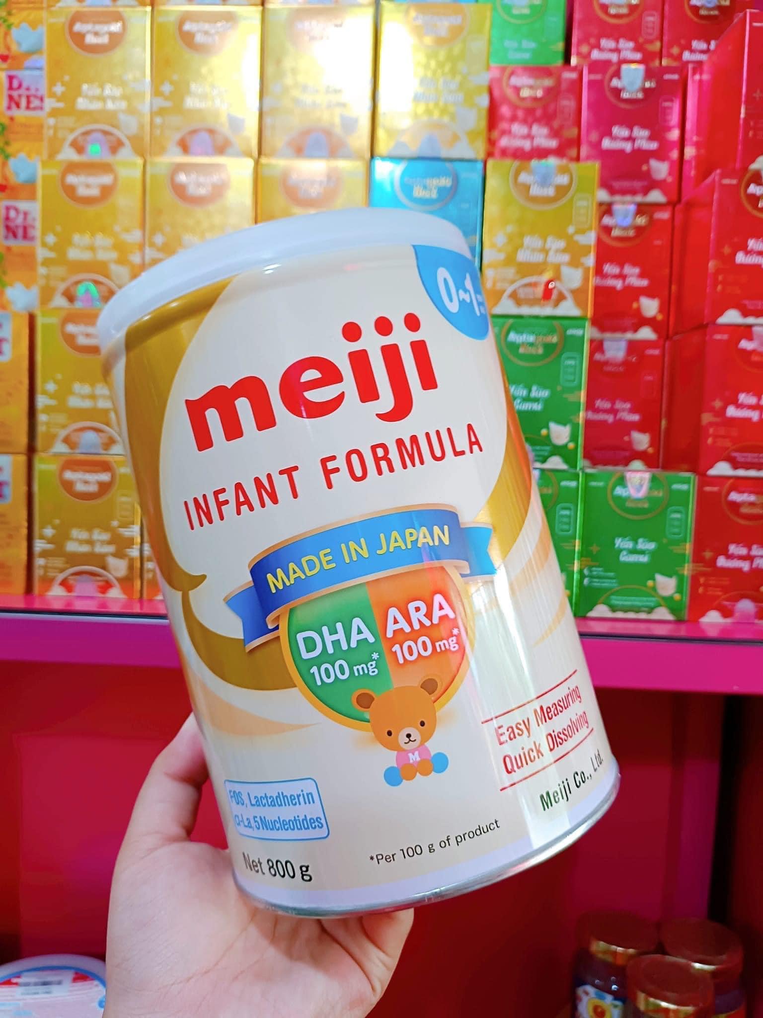 (HCM) Sữa bột Meiji số 0 nhập khẩu 800g date 2024