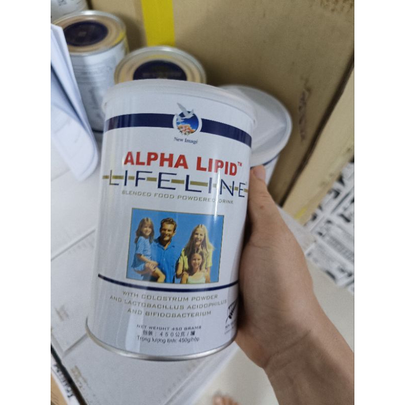 [ kèm hóa đơn 5/2027 ] Sữa non alpha lipid New Image 450g.