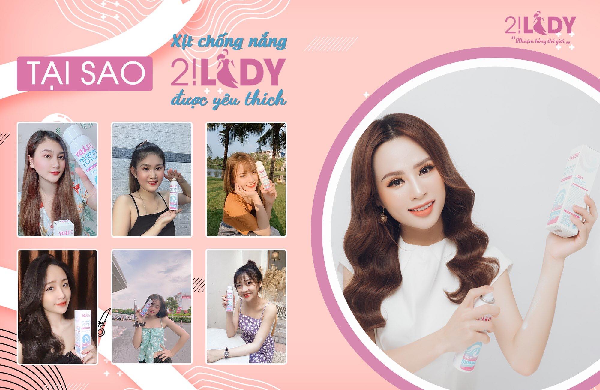Kem xit chống nắng 2 lady magic skin