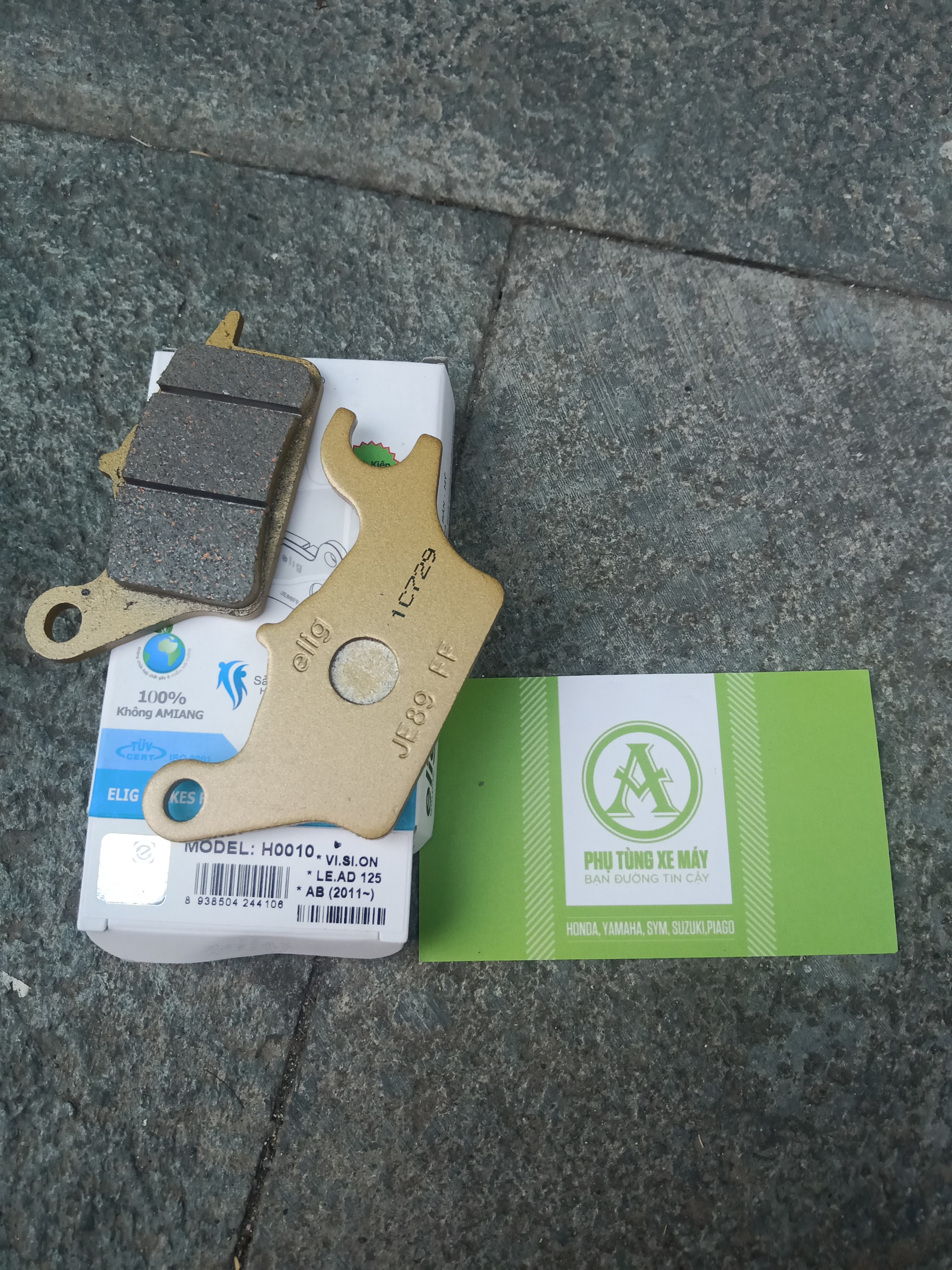 Má bố Lead 125, AB 125, Vision Elig (phanh thắng đĩa Air Blade AirBlade 125 xe máy Honda)