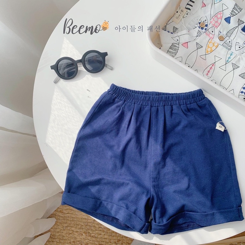 [Hàng Có Sẵn] Thời Trang Beemo Cho Bé - Set Bộ Sơ Mi Hình Cá Cho Bé (8-23kg)
