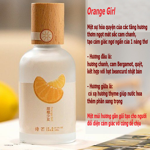 Nước Hoa Body Mist Nắp Gỗ Mẫu Mới 50ML
