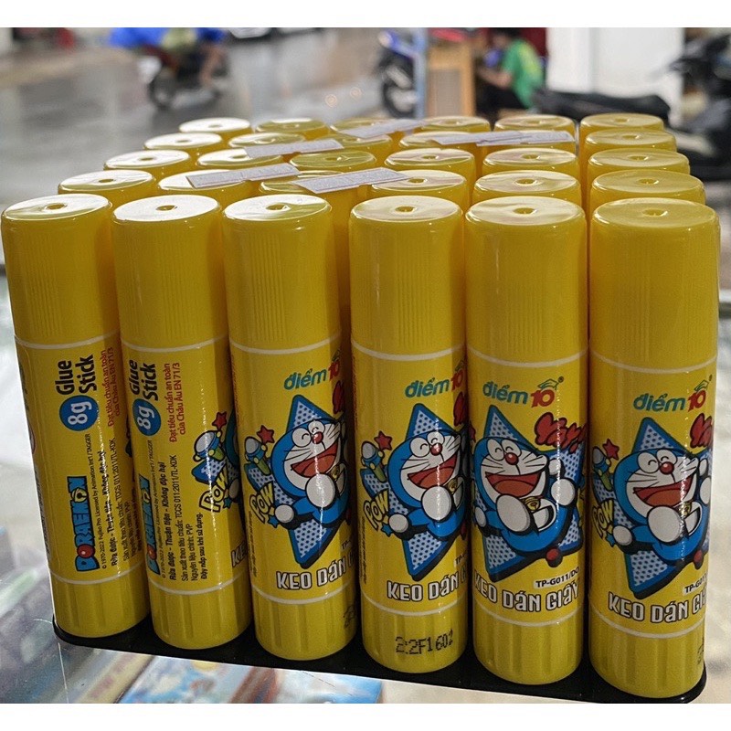 Combo 3 lọ keo khô Thiên Long Điểm 10 Doraemon (G-011/DO)