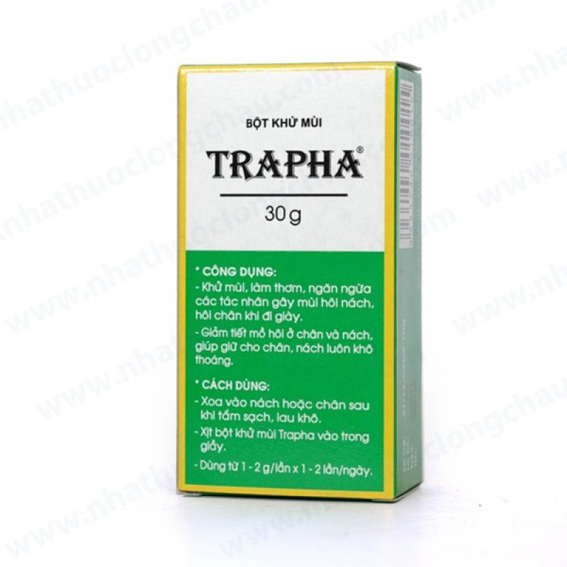 Bột khử mùi TRAPHA 30G nhập khẩu