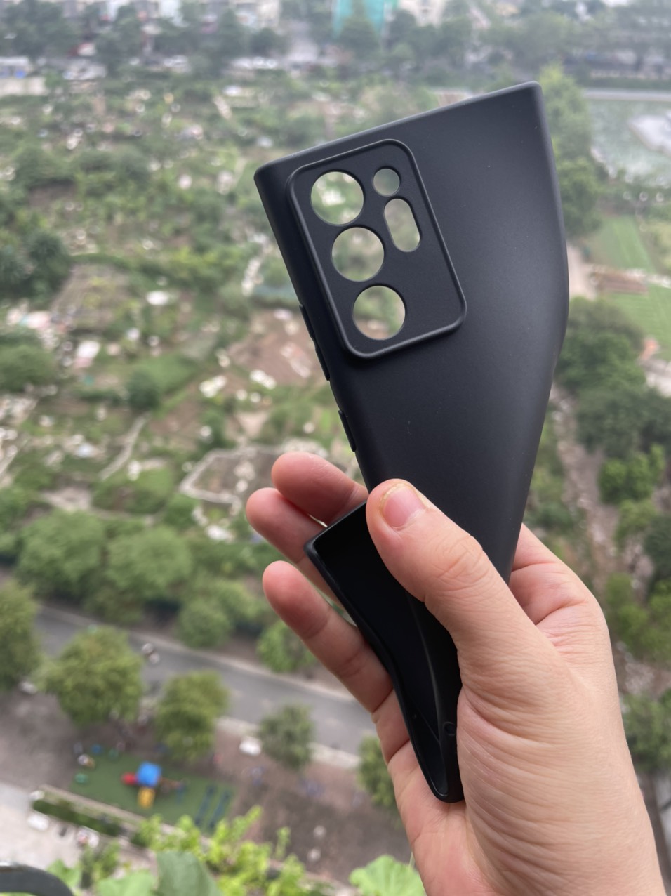 Ốp lưng dẻo đen Samsung Galaxy Note 20 Ultra bảo vệ Camera