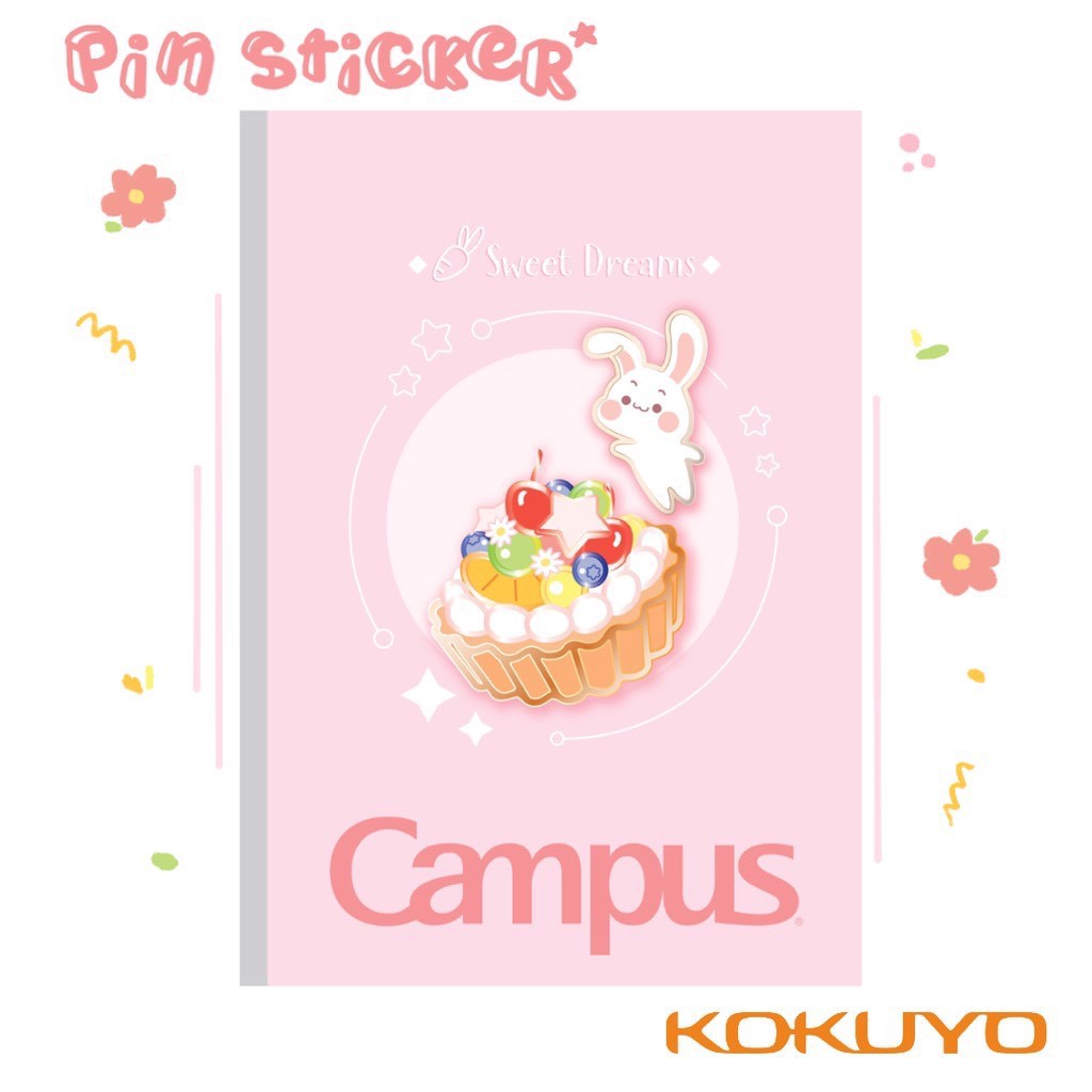Lốc 10 vở kn campus pin sticker 120 trang