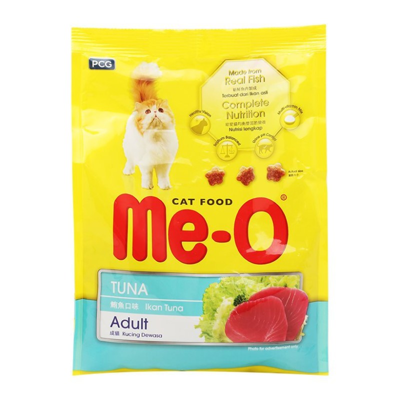 Thức ăn hạt cho Mèo Me-O vị cá ngừ gói 350g Cá ngừ Tuna