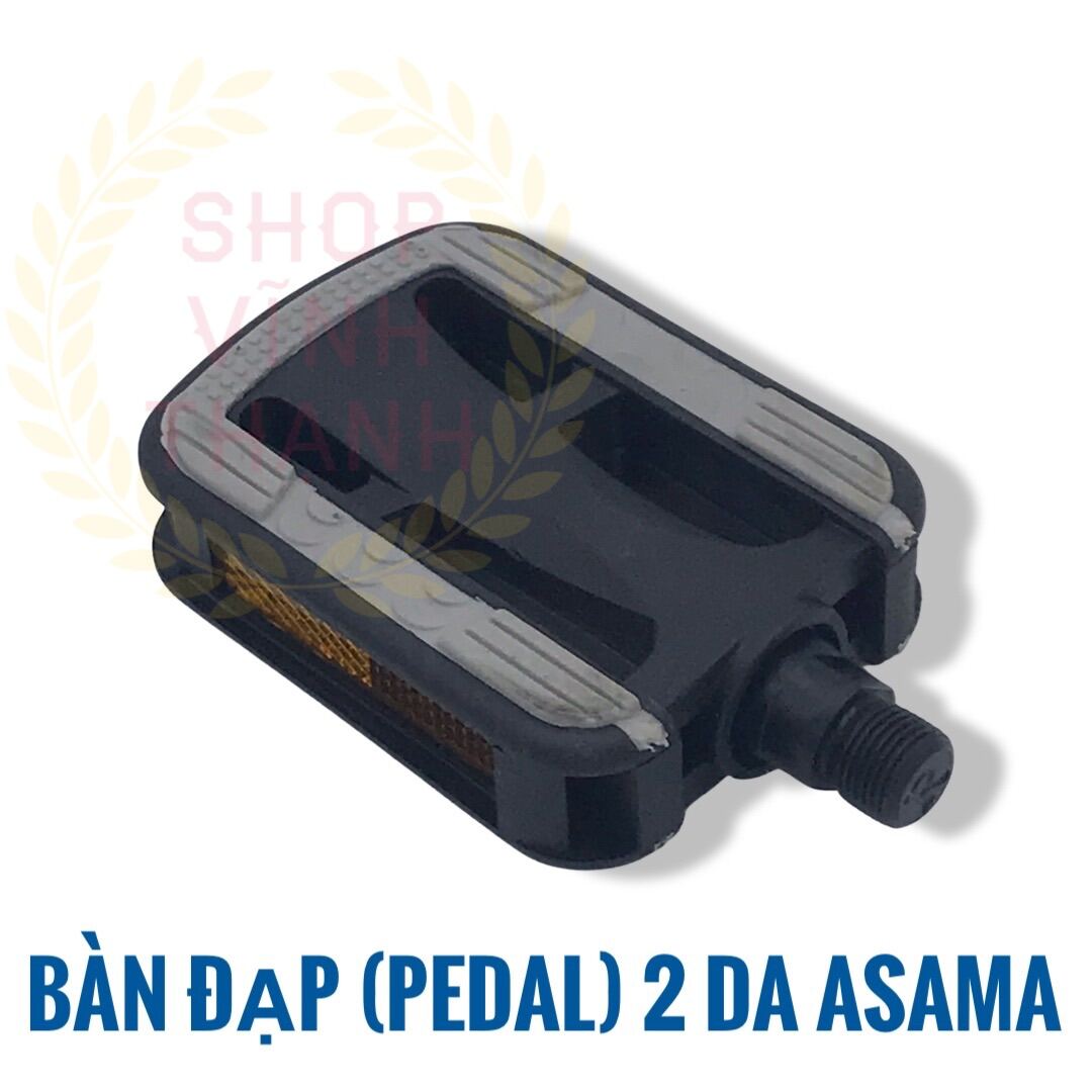Cặp bàn đạp (pedal) xe đạp 2 da Asama