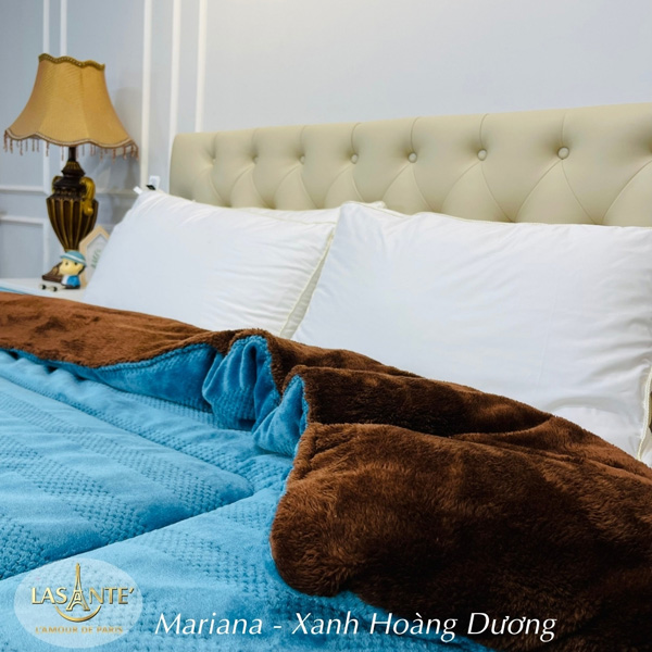 Chăn Lông Cừu Cao cấp Mariana của lasante Pháp