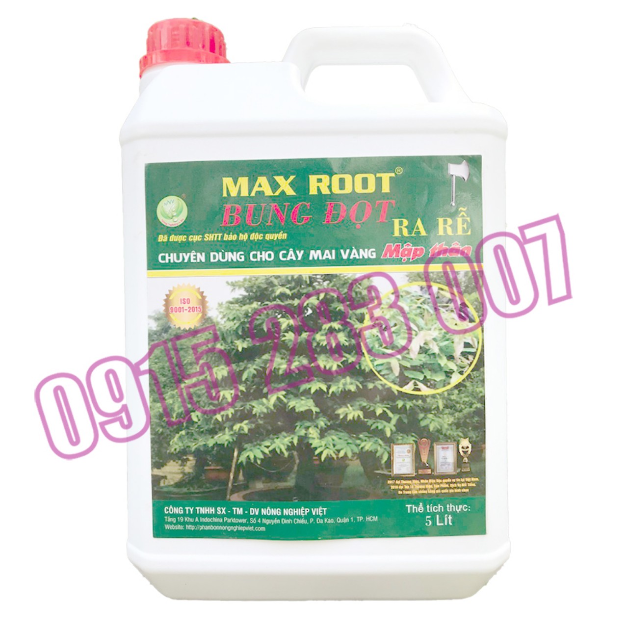 MAX ROOT BUNG ĐỌT RA RỄ MAI VÀNG CAN 5 LÍT