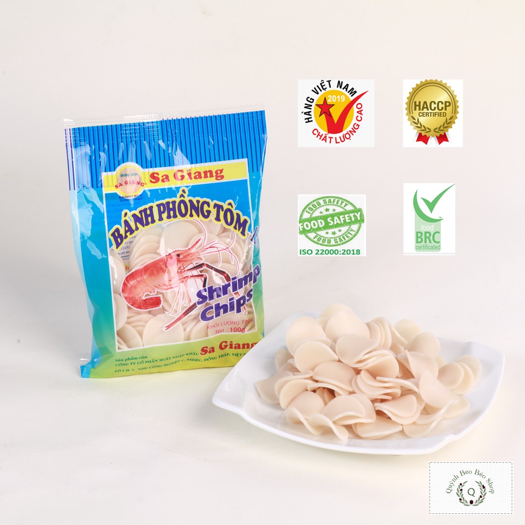 Bánh Phồng Tôm Sa Giang Gói 100g-200G
