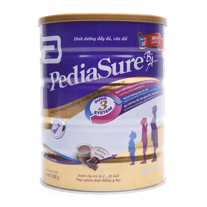 Sữa Abbott Pediasure BA 1.6 kg MẪU MỚI NHẤT