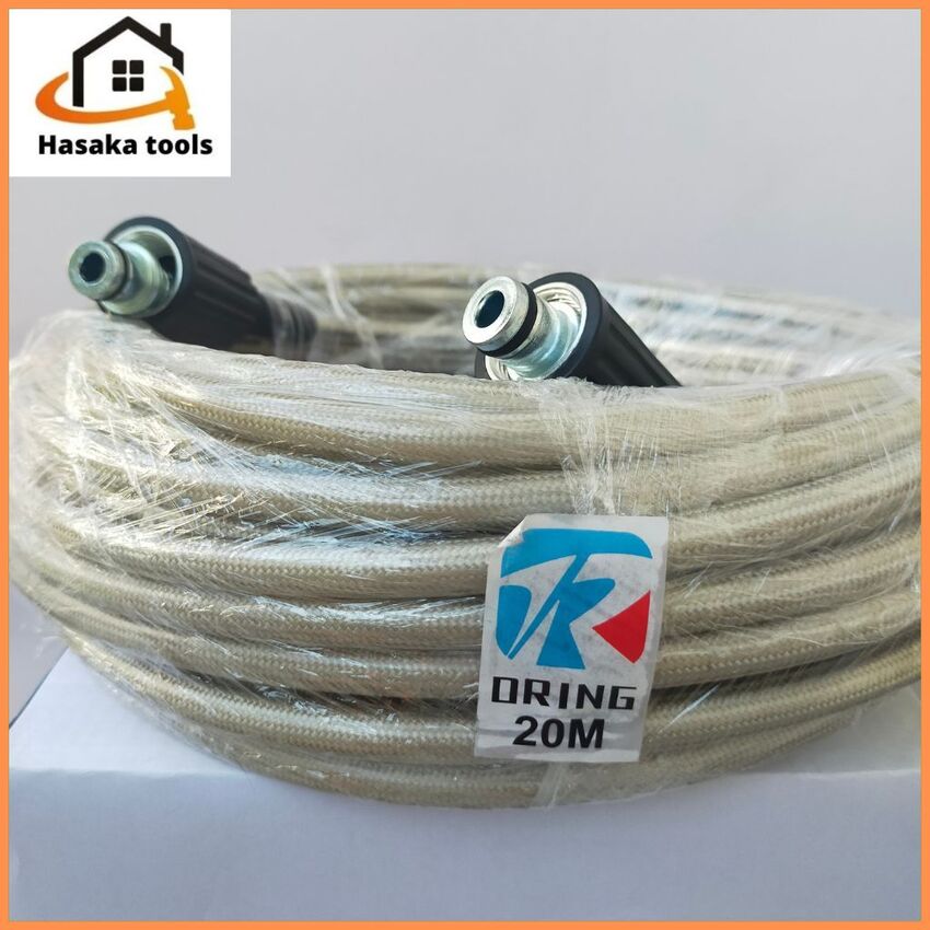 Dây máy rửa xe áp lực cao 20m Oring,ren 22mm