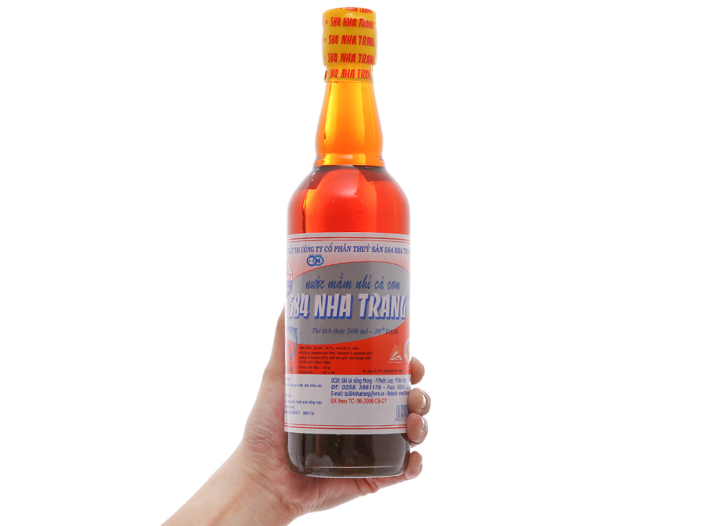 Nước chấm cá cơm 3C chai 500ml 18 độ đạm