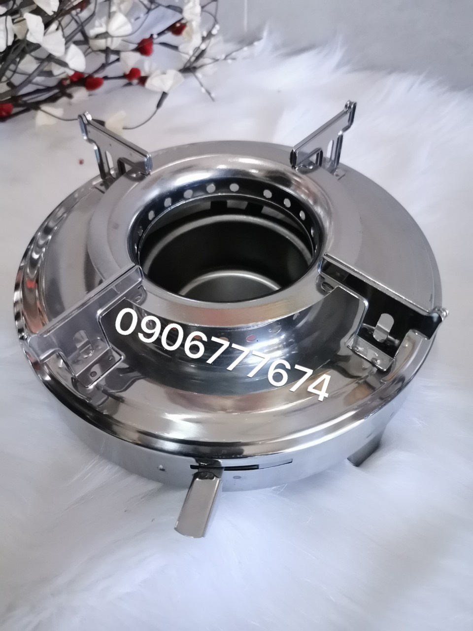 Bếp Cồn Inox Hàng Loại 1 Dày Đẹp Bền