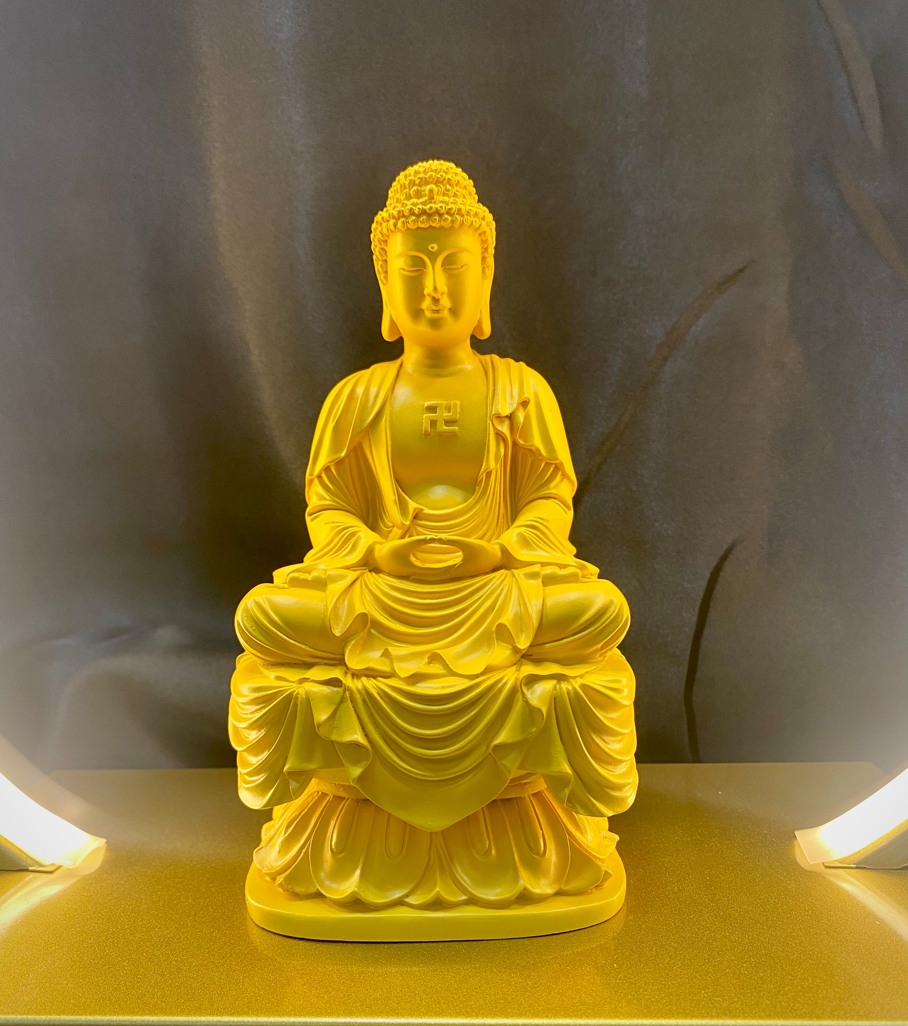 TƯỢNG PHẬT DƯỢC SƯ - A DI ĐÀ 19CM COMPOSITE