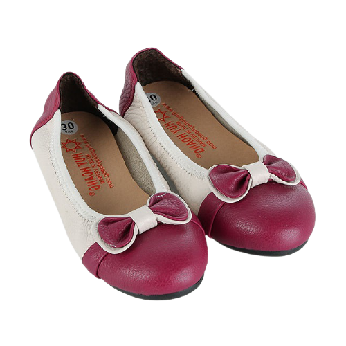 Classic women's cowhide shoes mixed colors