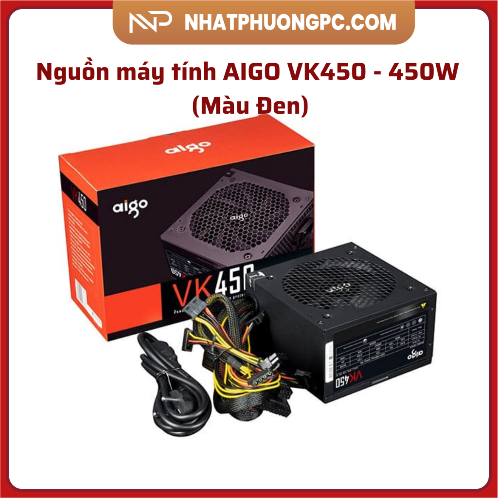 Nguồn máy tính aigo vk450 - 450w