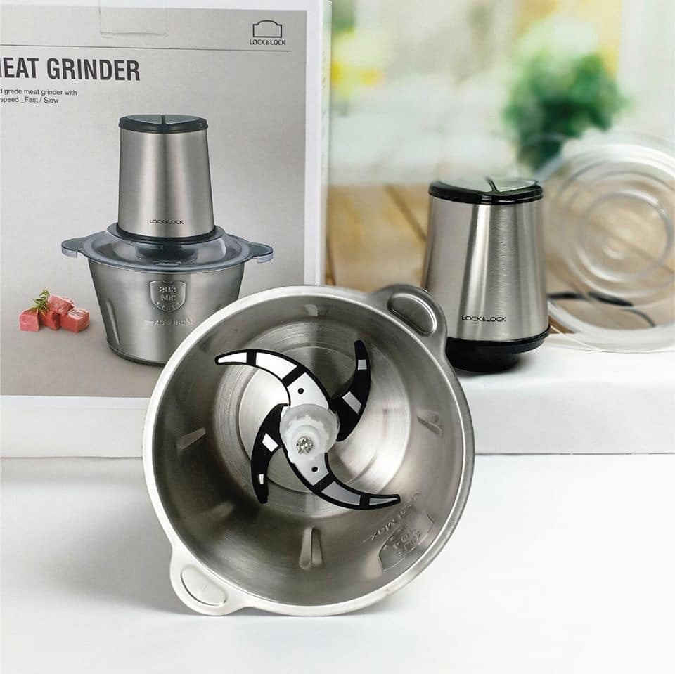 Máy xay thịt bằng thép không gỉ cực chất  Lock&Lock  EJM172 dung tích 2000ml