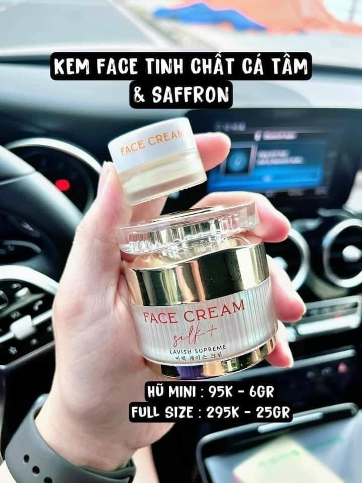 KEM LỤA DƯỠNG DA SICA, FACE LỤA FACE SILK DƯỠNG DA CAO CẤP SICA WHITE
