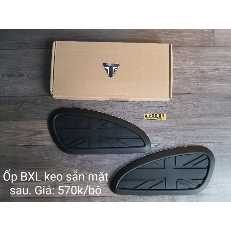 Ốp bình xăng lớn Triumph, Royal, Cafe racer