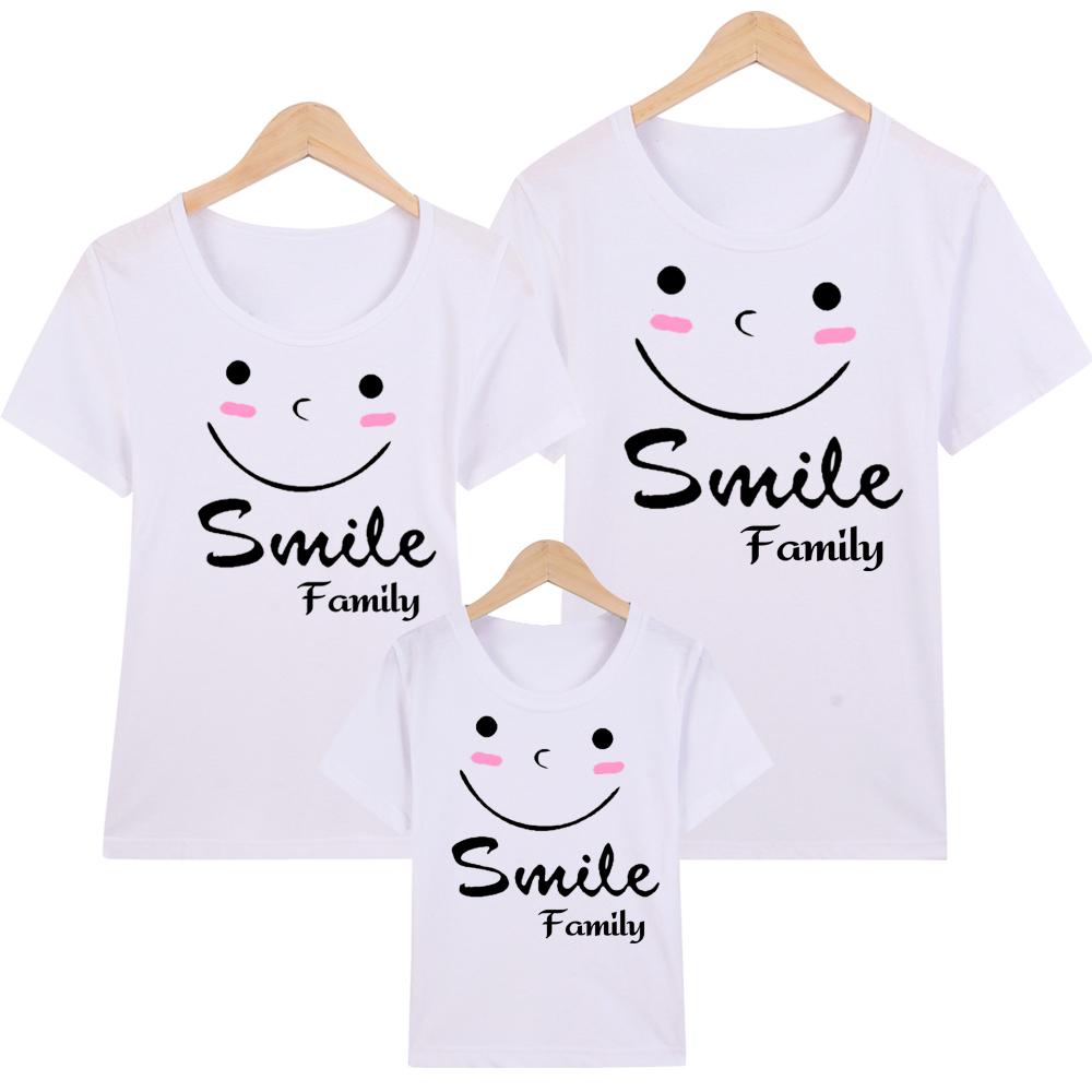 [HCM]Áo Thun Gia Đình in hình Smile Family EGDM28 Thương Hiệu Elsa