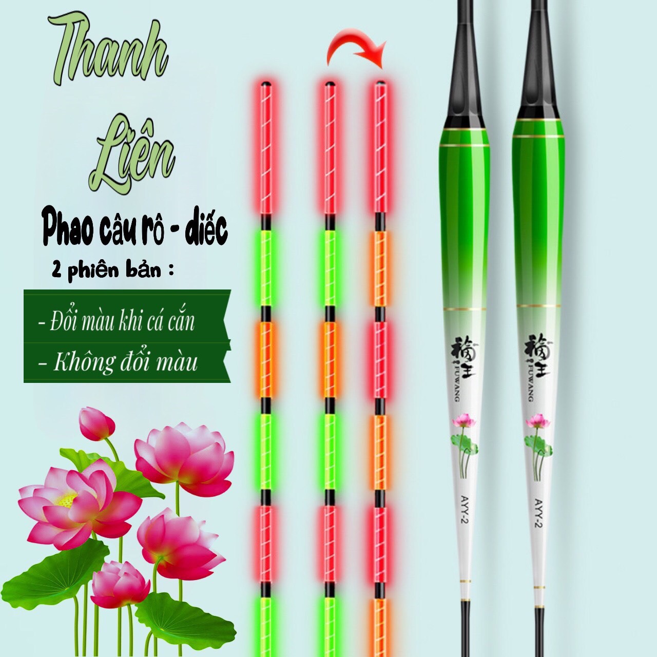 Phao Câu Ngày Đêm AYY Rô Diếc Chép