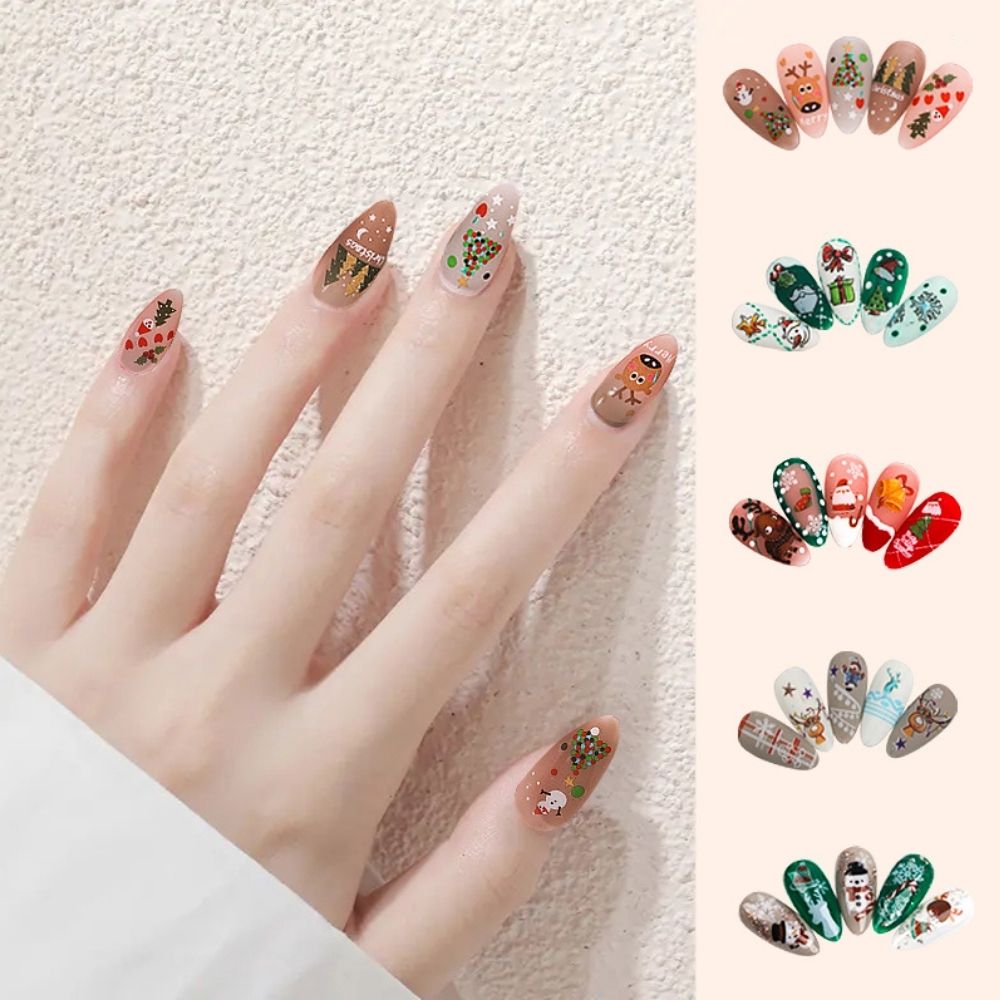 Sticker nail noel giáng sinh trang trí