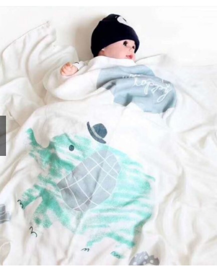 Chăn lụa cotton Aden siêu mềm mát cho bé [ HÀNG CAO CẤP]