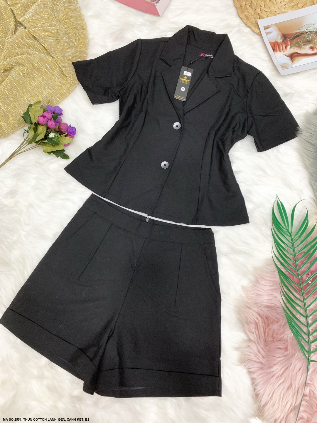 MyDu Shop | Set Bộ Cổ Vest MS 2551 – Thanh Lịch, Năng Động, Chuẩn Gu Nàng Xinh