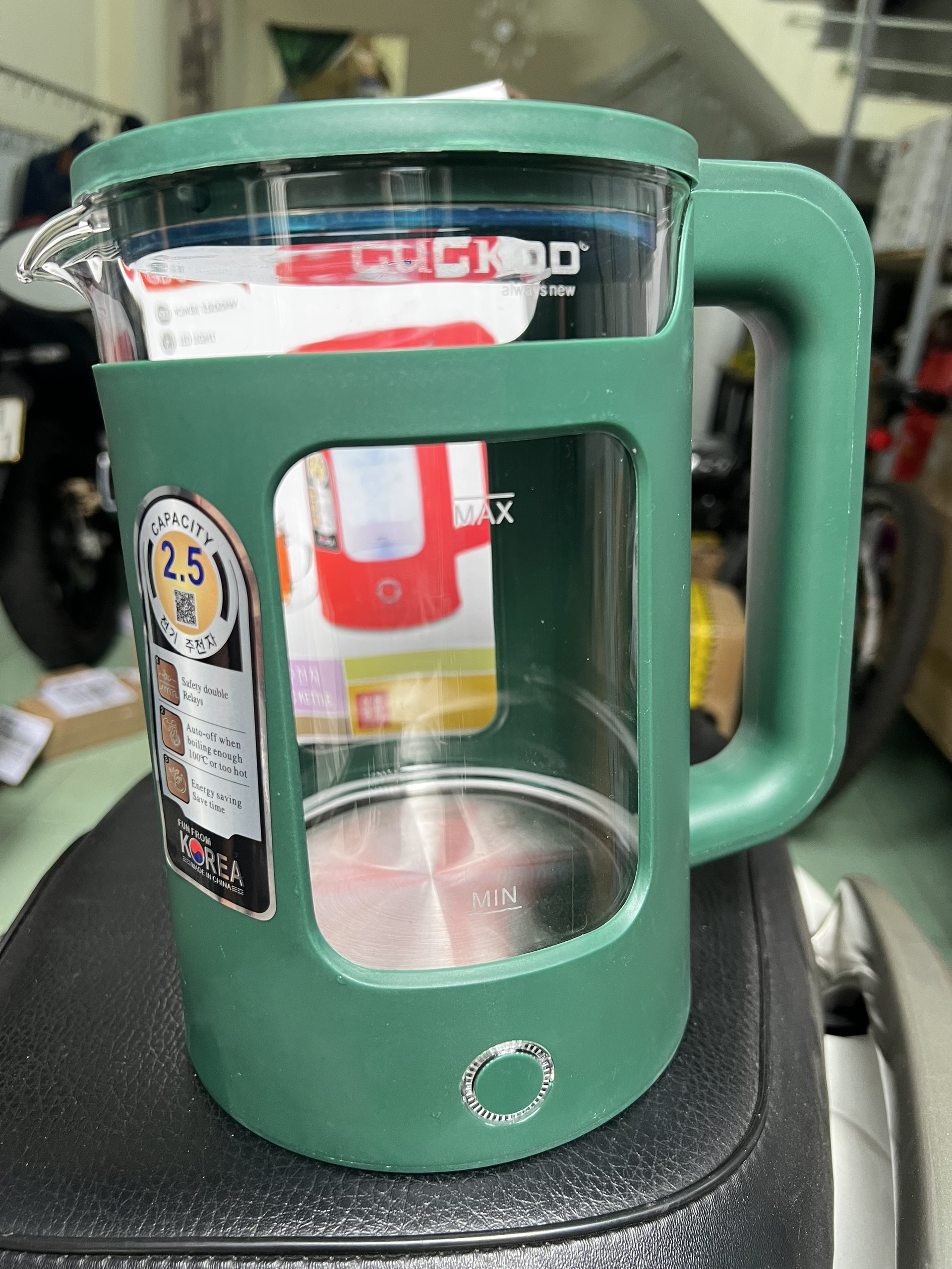 Ấm siêu tốc GUGKDD GD-ST13 Thủy Tinh 2.5L