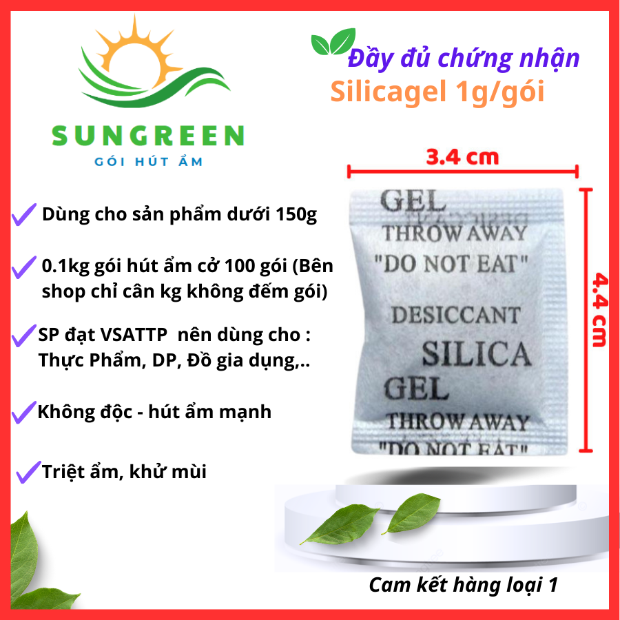 Type 1/2/3/5/10/50/100g silicagel pack waterproof mildew, deodorant