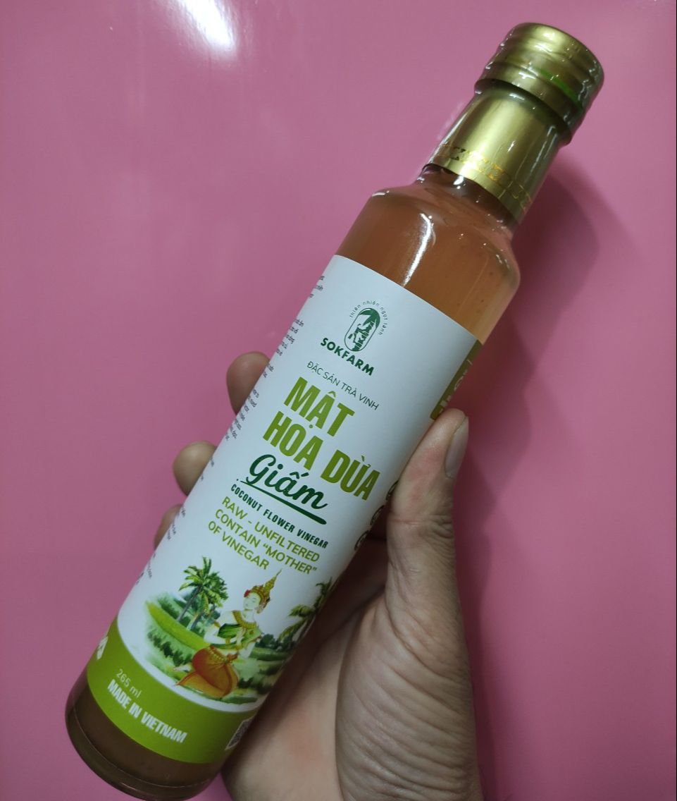 giấm Mật Hoa Dừa Sokfarm 165ml