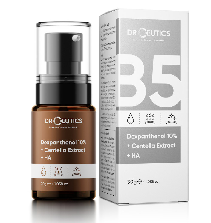 [DrCeutics] Serum Phục Hồi Da Chuyên Sâu Dexpanthenol 10% + Centella Extract + HA