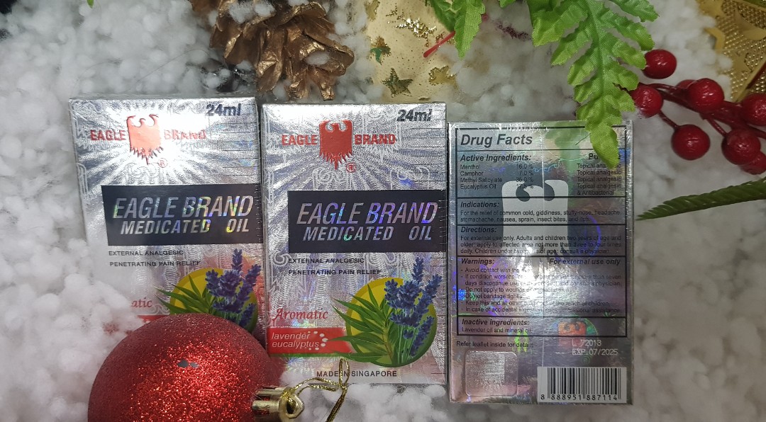 [HCM][Nội địa Mỹ] Dầu Gió Eagle Brand Medicated Oil Trắng (Con Ó) 24ml