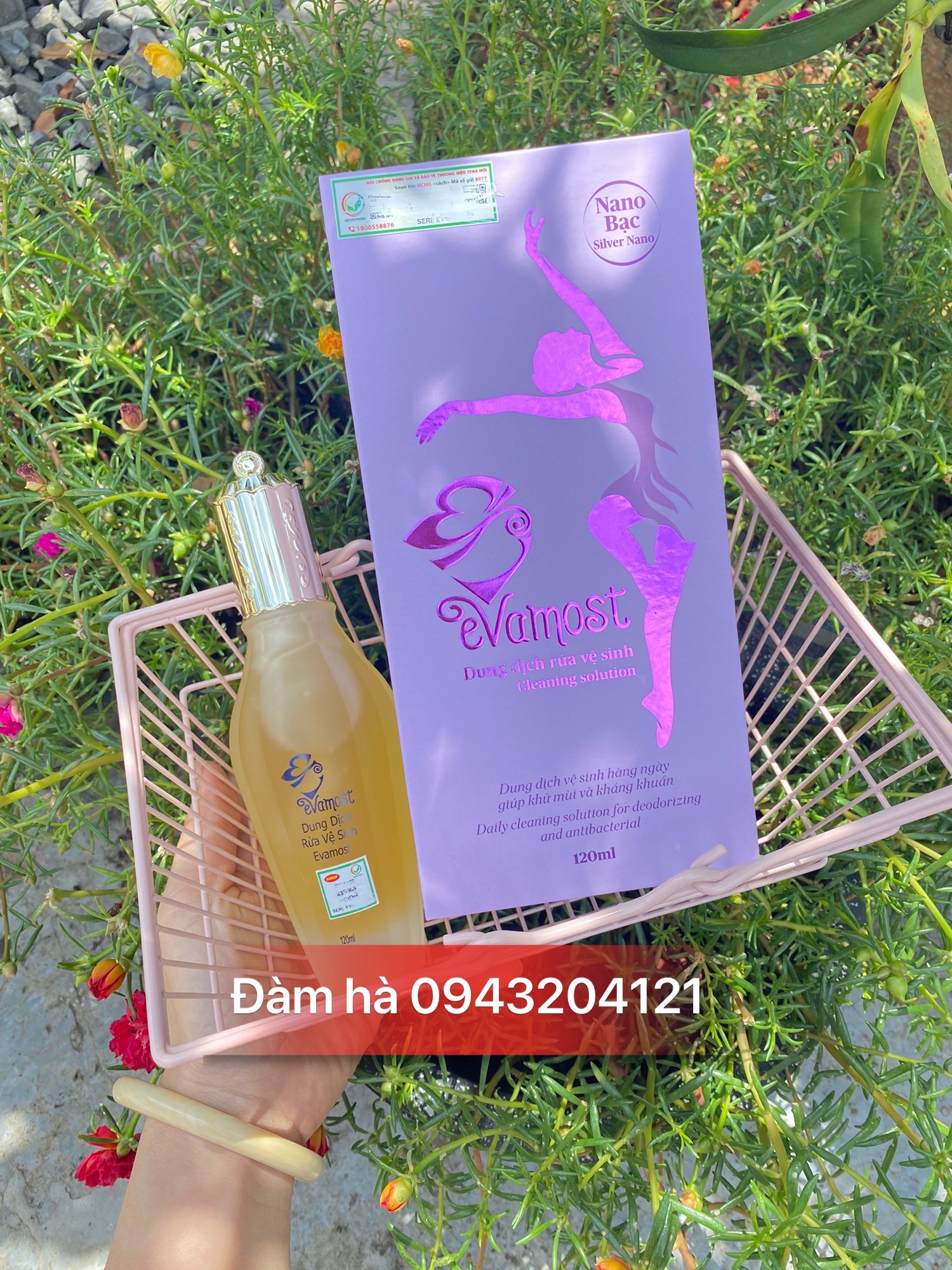 [Tem nguyên] Dung dịch vệ sinh phụ nữ Evamost premium