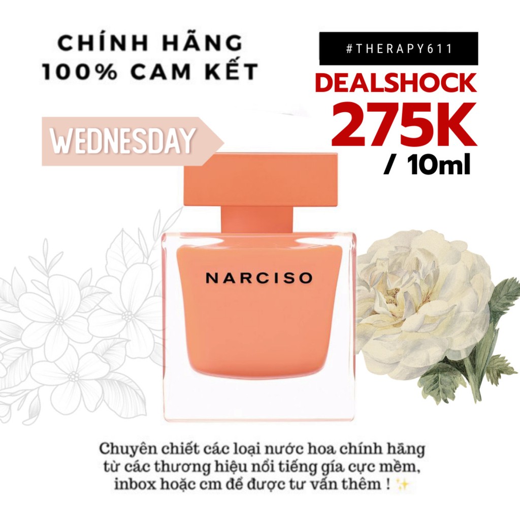 Nước hoa Mini Narciso Ambree -