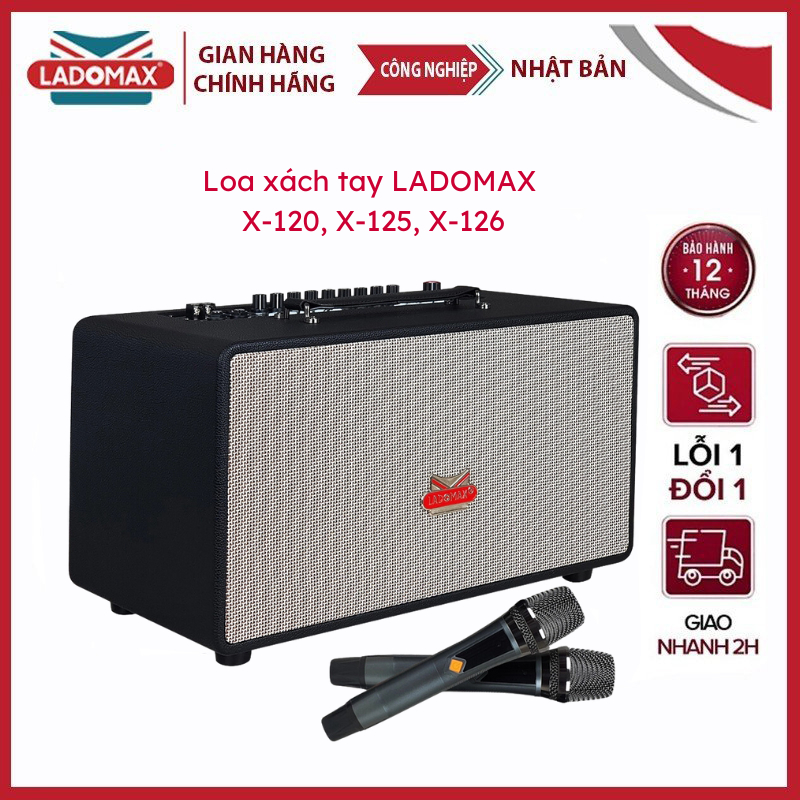 Loa Karaoke Gia Đình Xách Tay Ladomax FULL Box Tặng Kèm Mic Không Dây, Loa Bluetooth Karaoke Xách Tay Công Suất Lớn, Phù Hợp Cho Các Buổi Dã Ngoại, Party, Picnic, Hát Karaoke Mọi Lúc Mọi Nơi.