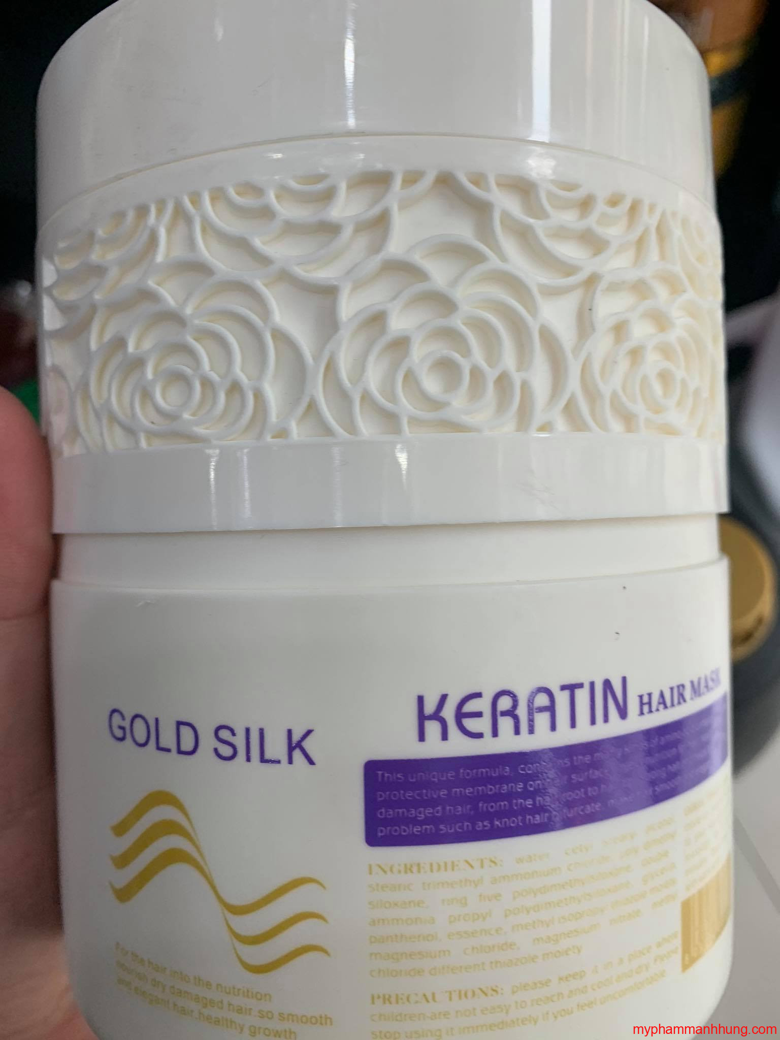 Dầu Hấp Tóc Keratin Gold Silk 1000ml - Dưỡng Tóc, Ủ Tóc Mượt