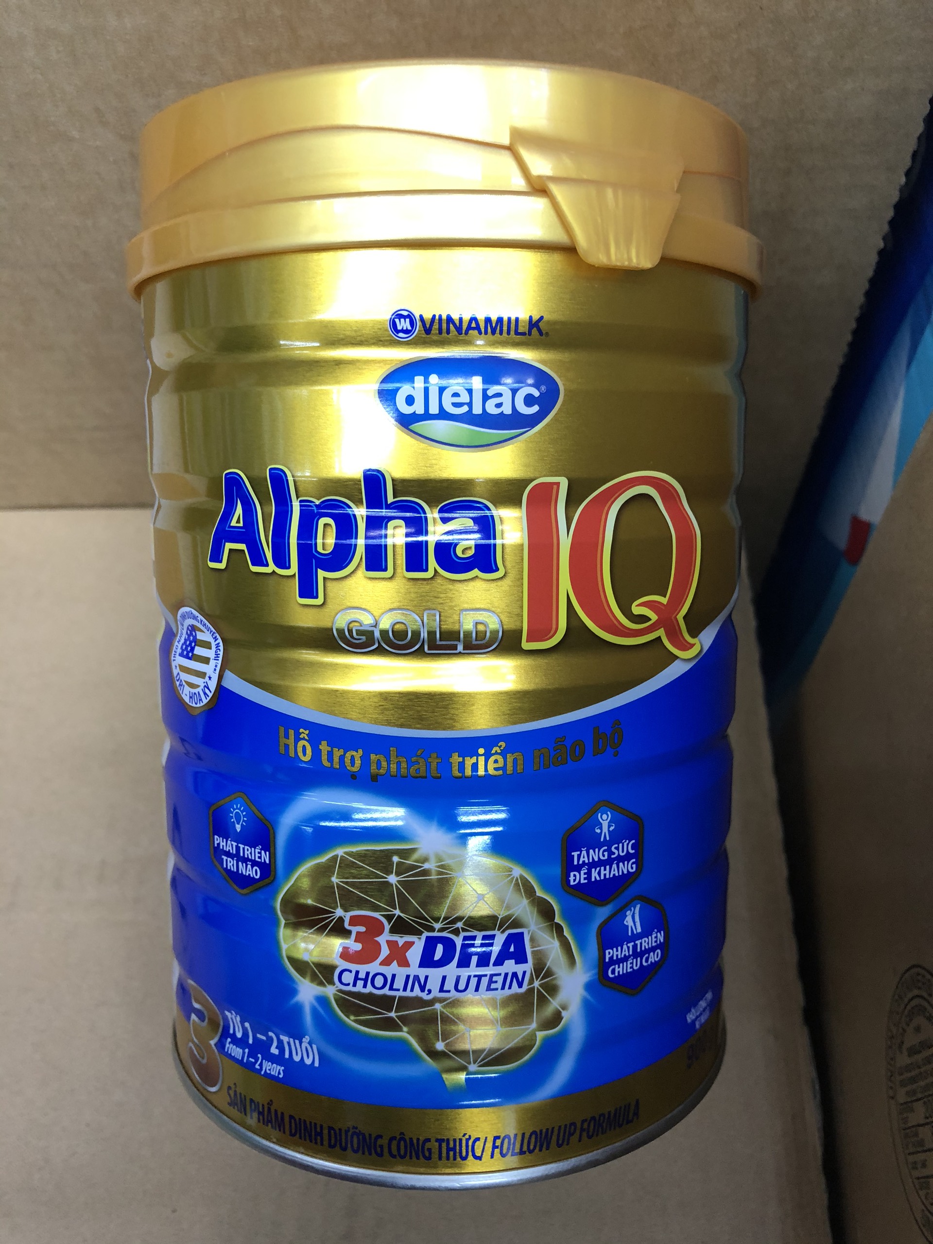 HCMSữa Dielac Alpha Gold IQ số 3 lon 900g