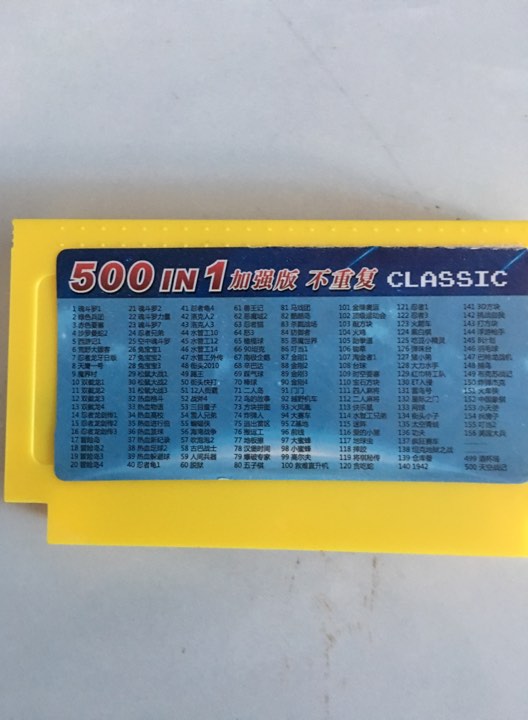 Máy chơi game 6 nút kèm băng 500 trò