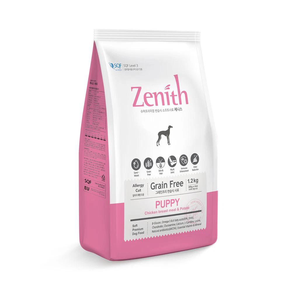 Thức ăn hạt mềm ZENITH cho chó adult puppy senior túi 1.2kg - iPet Shop