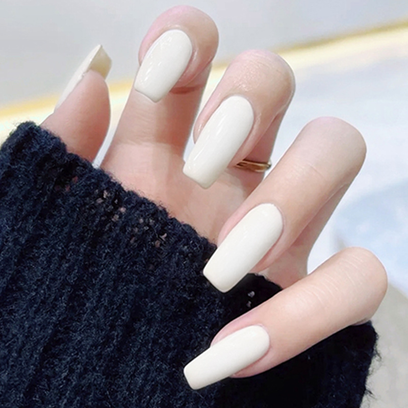 [TẶNG KEO DÁN]Bộ 24 Móng Tay Giả Móng Giả Móng Giả Dài