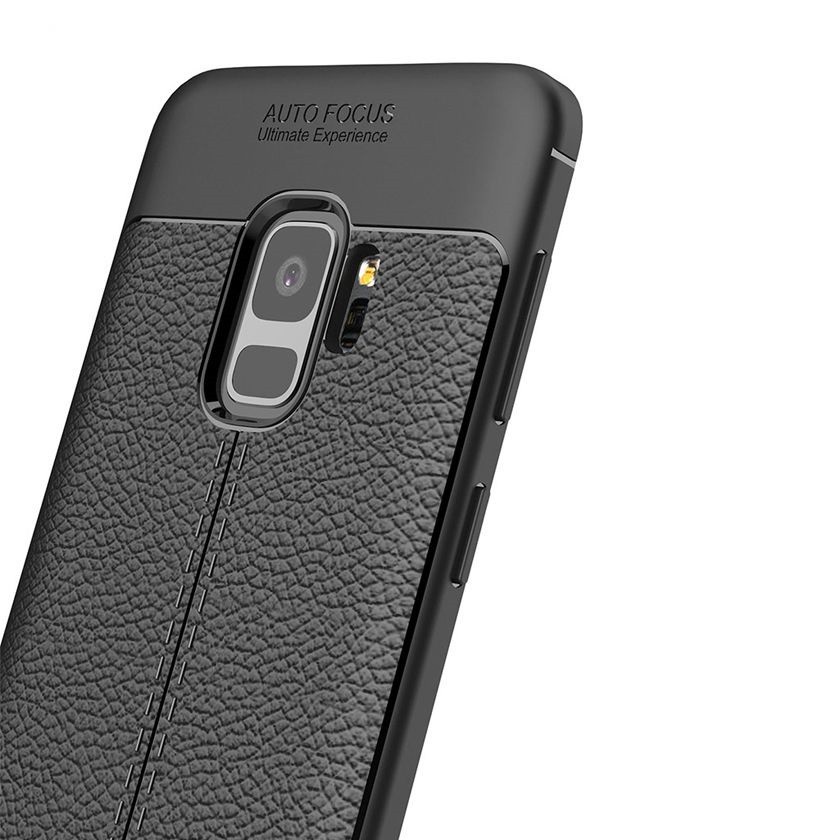 ỐP LƯNG VÂN DA CAO CẤP AUTO FOCUS CHO SAMSUNG S9 - SAMSUNG S9 PLUS ( S9+ )