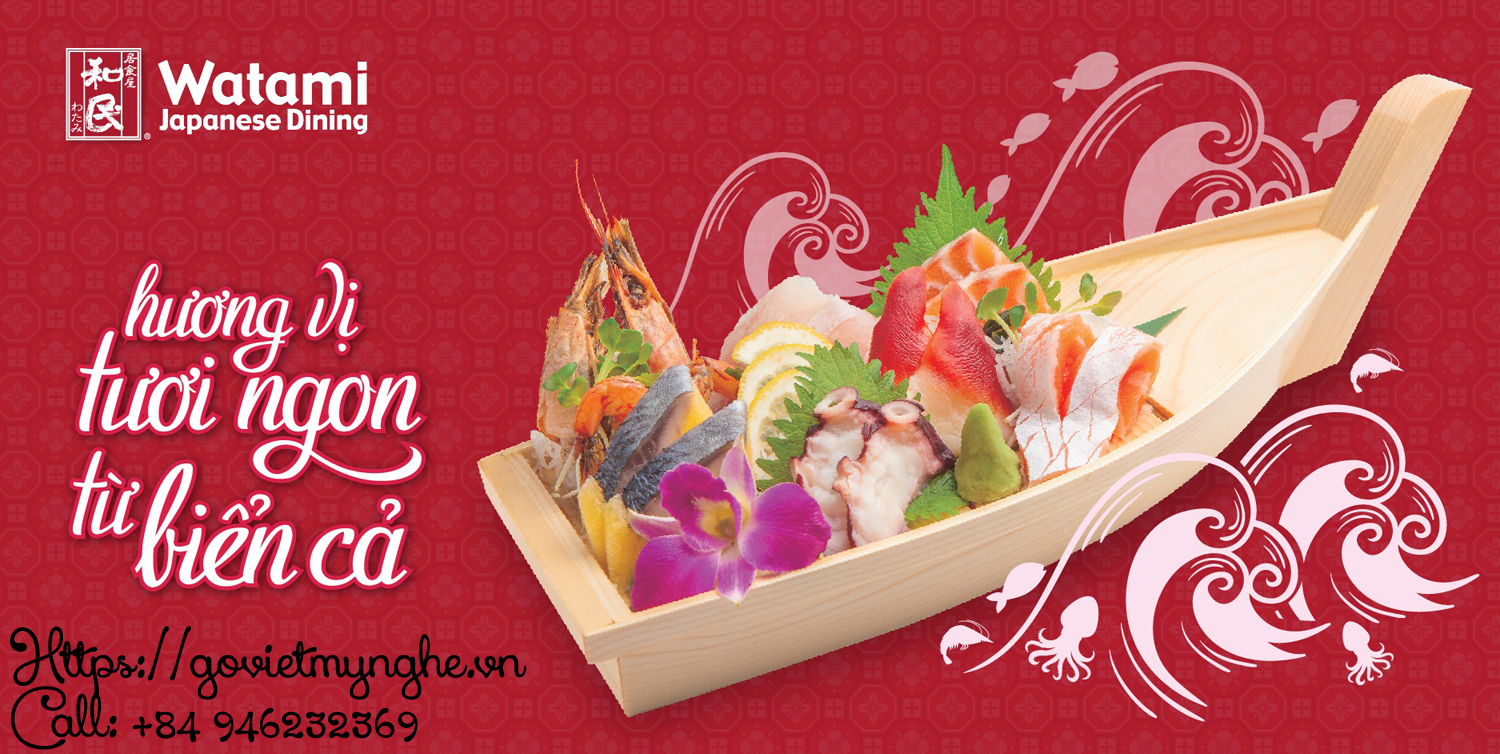 Sushi - Sashimi Serving Wooden Chopping