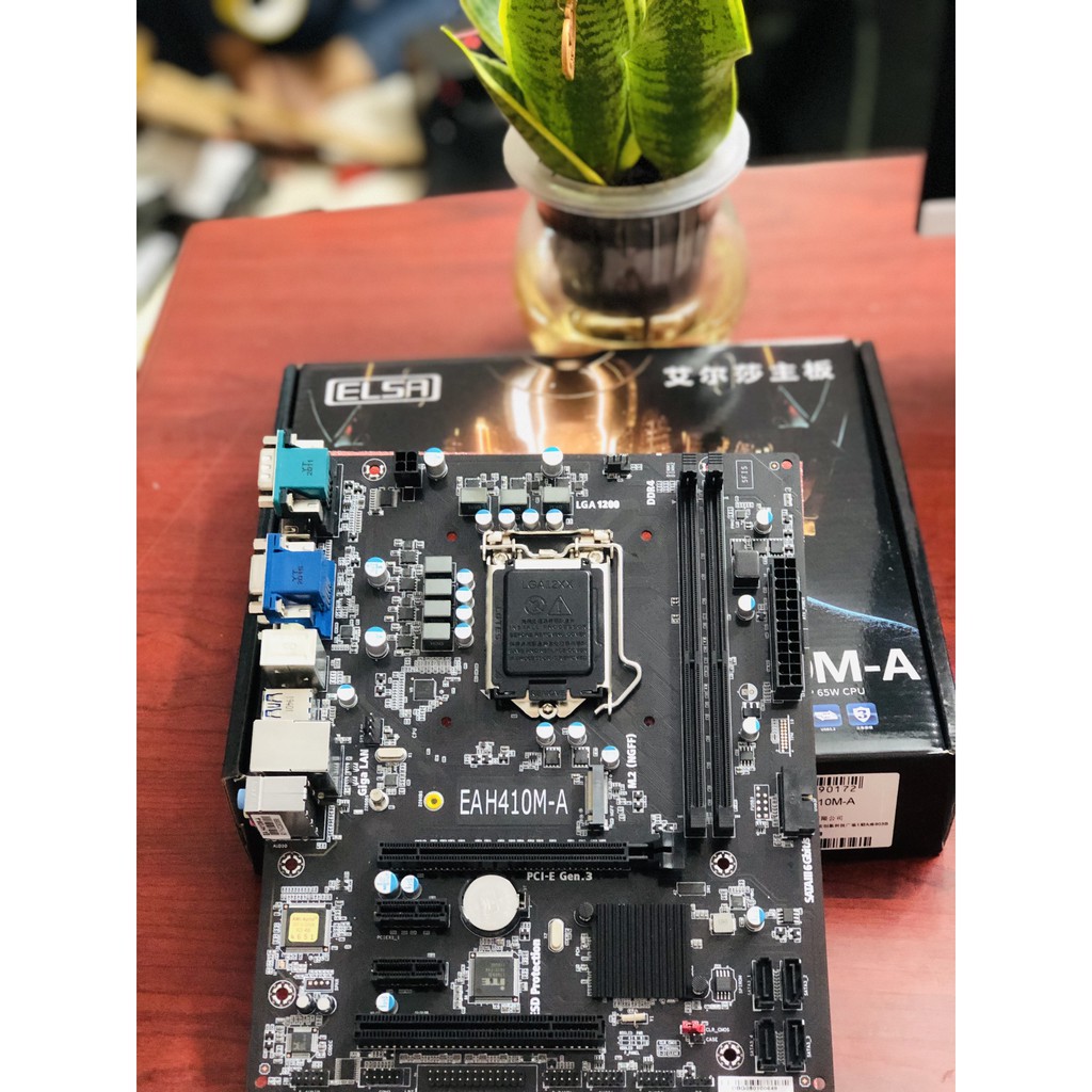 Mainboard H410 ELSA mới full box- Bo mạch chủ