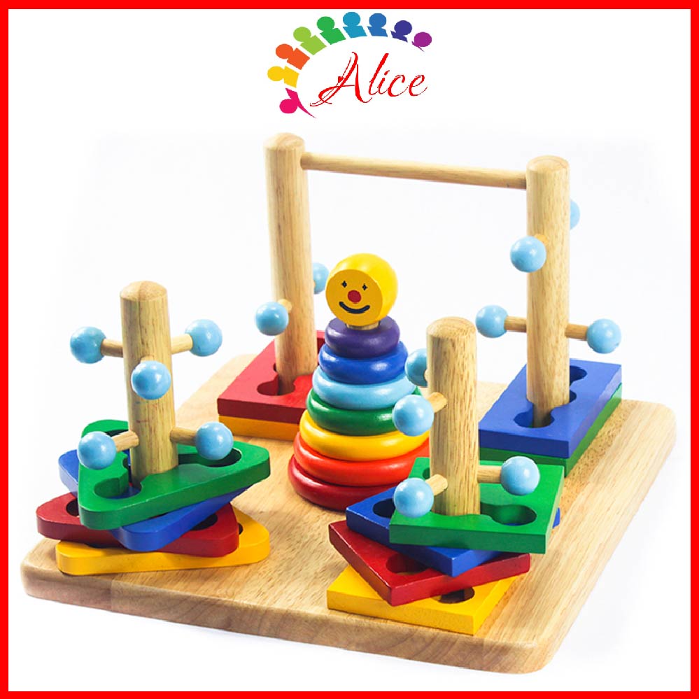 Đường luồn lý thú - Đồ chơi gỗ thông minh Winwintoys cho bé