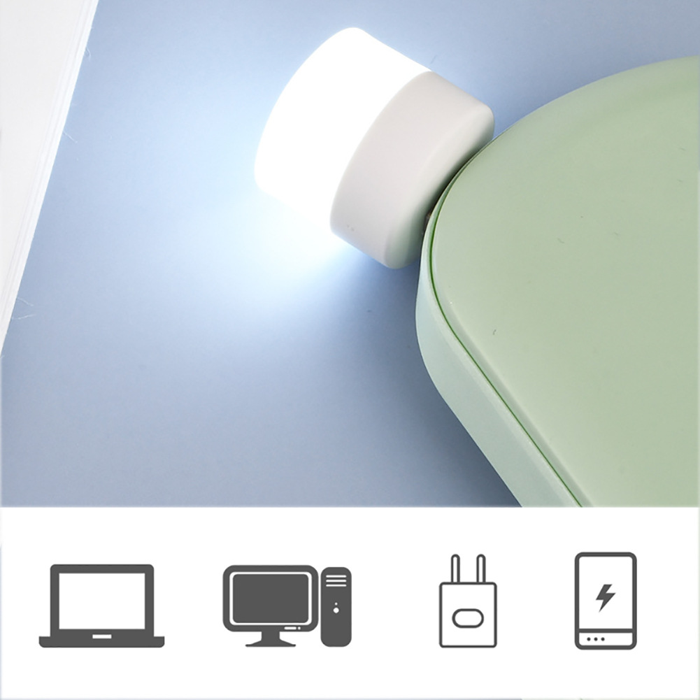 {HOT freeShip} Đèn Led Mini Bảo Vệ Mắt Đọc Sách, Đèn Led Ngủ Cổng USB