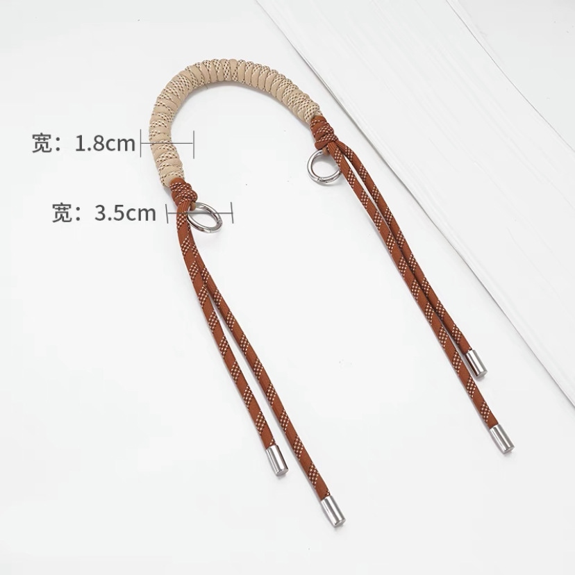 Originality hand workshop Evelyn mini package braided rope with modified handbag martial bag straps underarm bag chain accessories