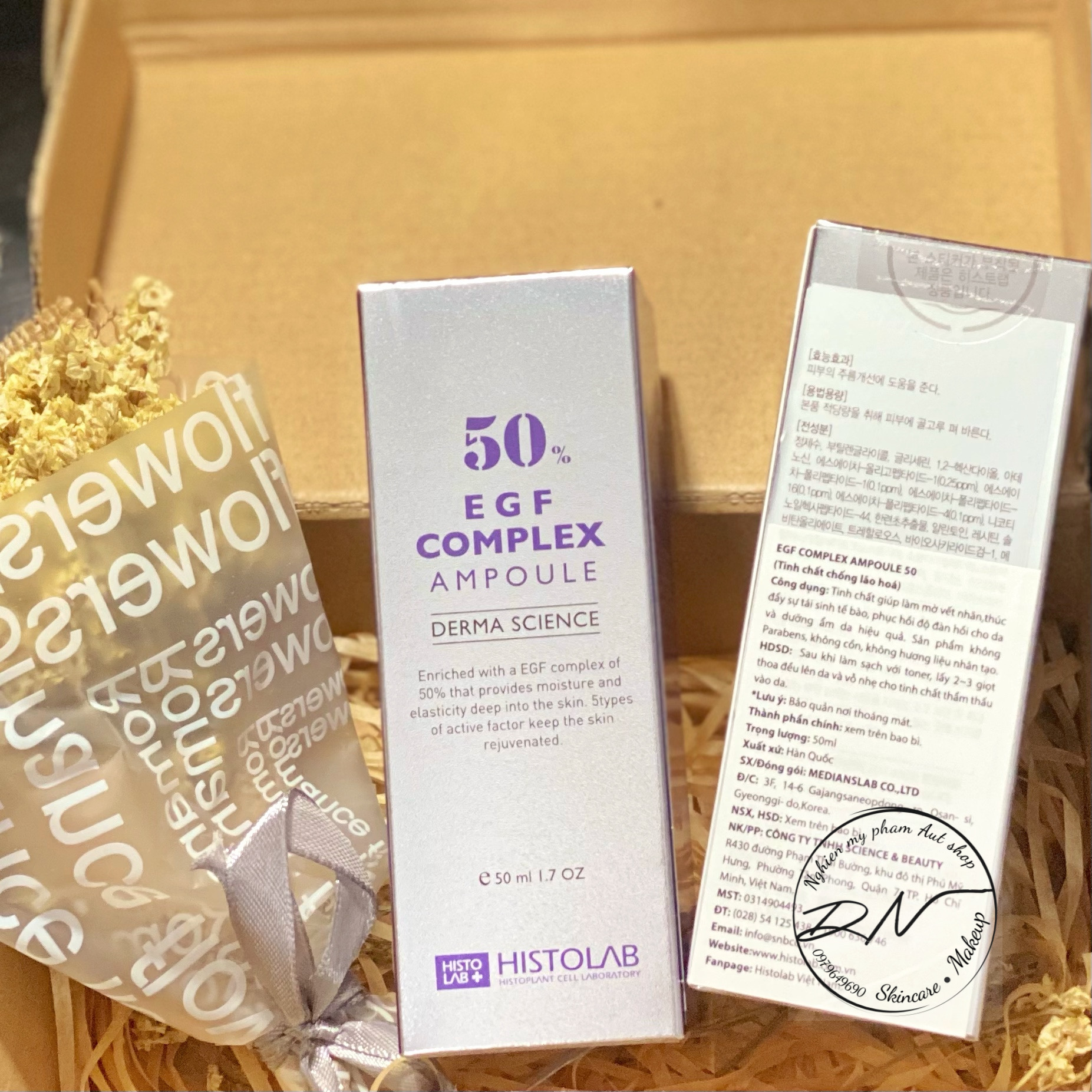Tinh chất trẻ hoá da HISTOLAB - EGF COMPLEX AMPOULE 50%